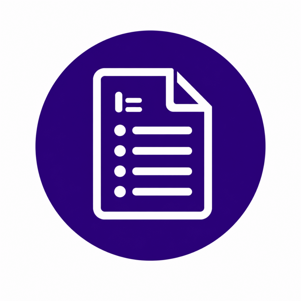 Icon representing compliance policies and procedures